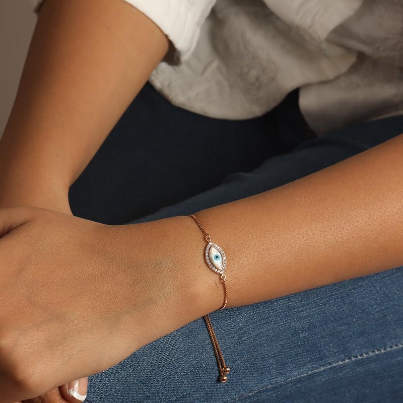 LeCalla 925 Sterling Silver Bracelets for Women | Italian Handmade Adjustable Bolo Link Chain Bracelets | Women's Sliding Bolo Bracelets - Image 2